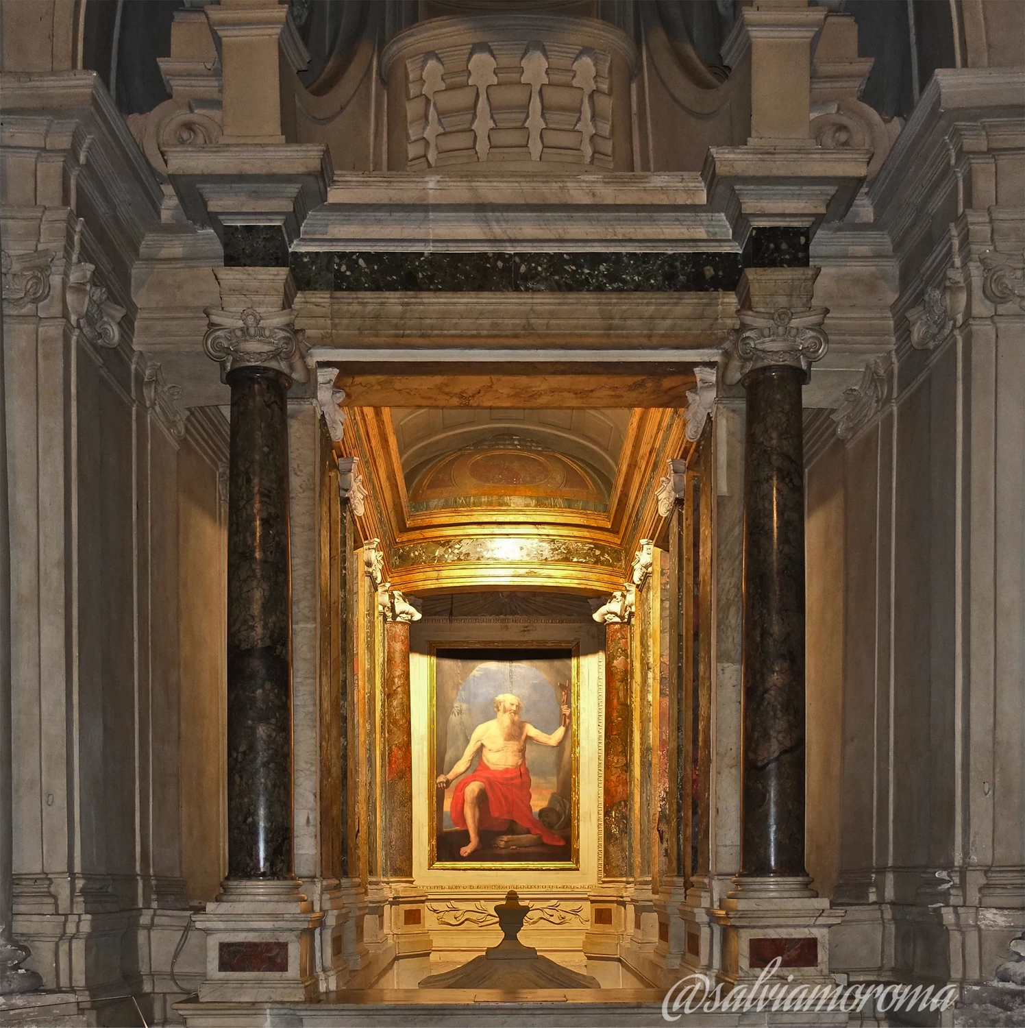 San Girolamo - basilica di S.Maria in Trastevere cappella Avila, Roma
